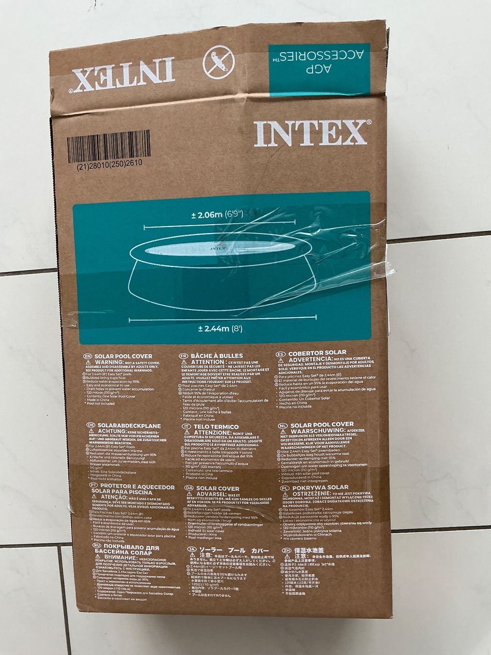 Piscine: Pool Solardecke Intex 2,44 Durchmesser – Nuovo (secondo la descrizione) da Biel-Benken BL venduto da Sahra1 1