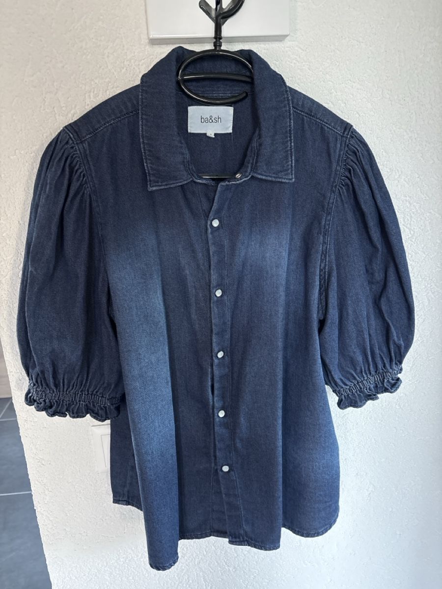 Ba&Sh Camicette: Chemise jeans ba&sh – Nuovo e nell'imballaggio originale da Riddes venduto da nati48