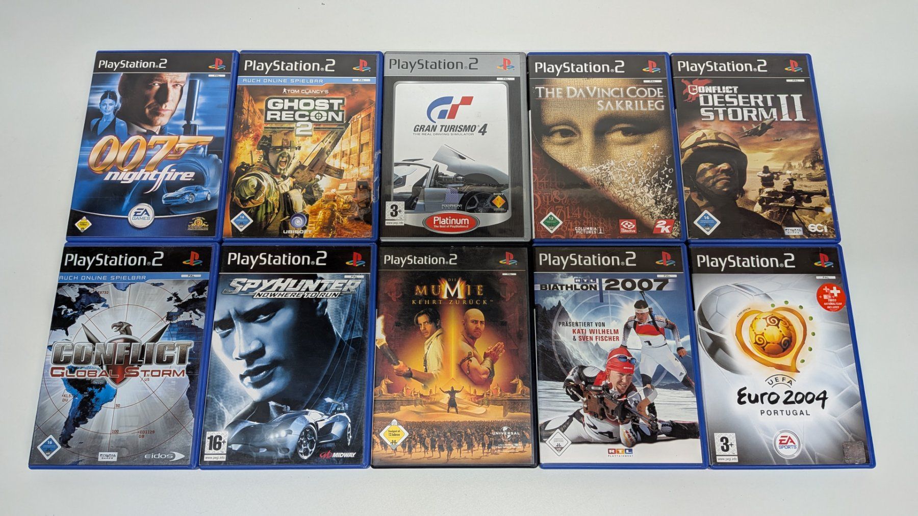 Sony Console: PlayStation 2 Fat mit 2 Controller und 10 Games – Usato da Menziken venduto da mame18 4