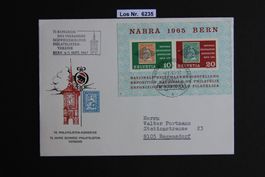 CH Brief mit Sonderstempel 1965                     Los 6235