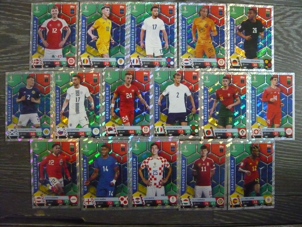 topps MATCH ATTAX UEFA EURO 2024 GRADUATED GEN 16 KARTEN Kaufen auf