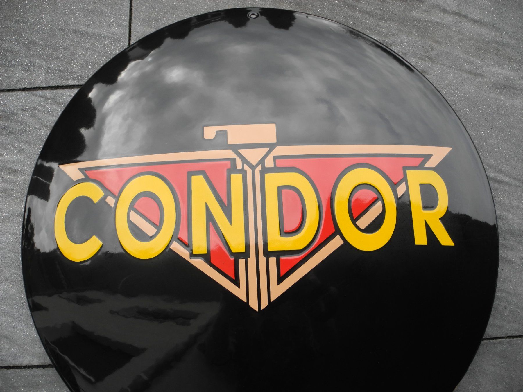 Insegne: CONDOR MOTORRAD EMAILSCHILD – Nuovo (secondo la descrizione) da Reinach AG venduto da Huckleberrysix 1