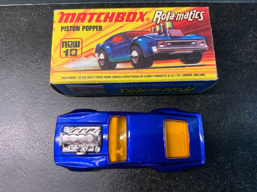 Boîte D'origine Vide Matchbox Rolla-Matics 10 Piston Popper - Vintage UK