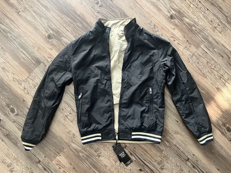 Wendejacke Herren beige/schwarz Grösse M neu