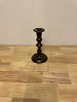 Kerzenständer Metall dunkel 19cm einteilig guter Zustand