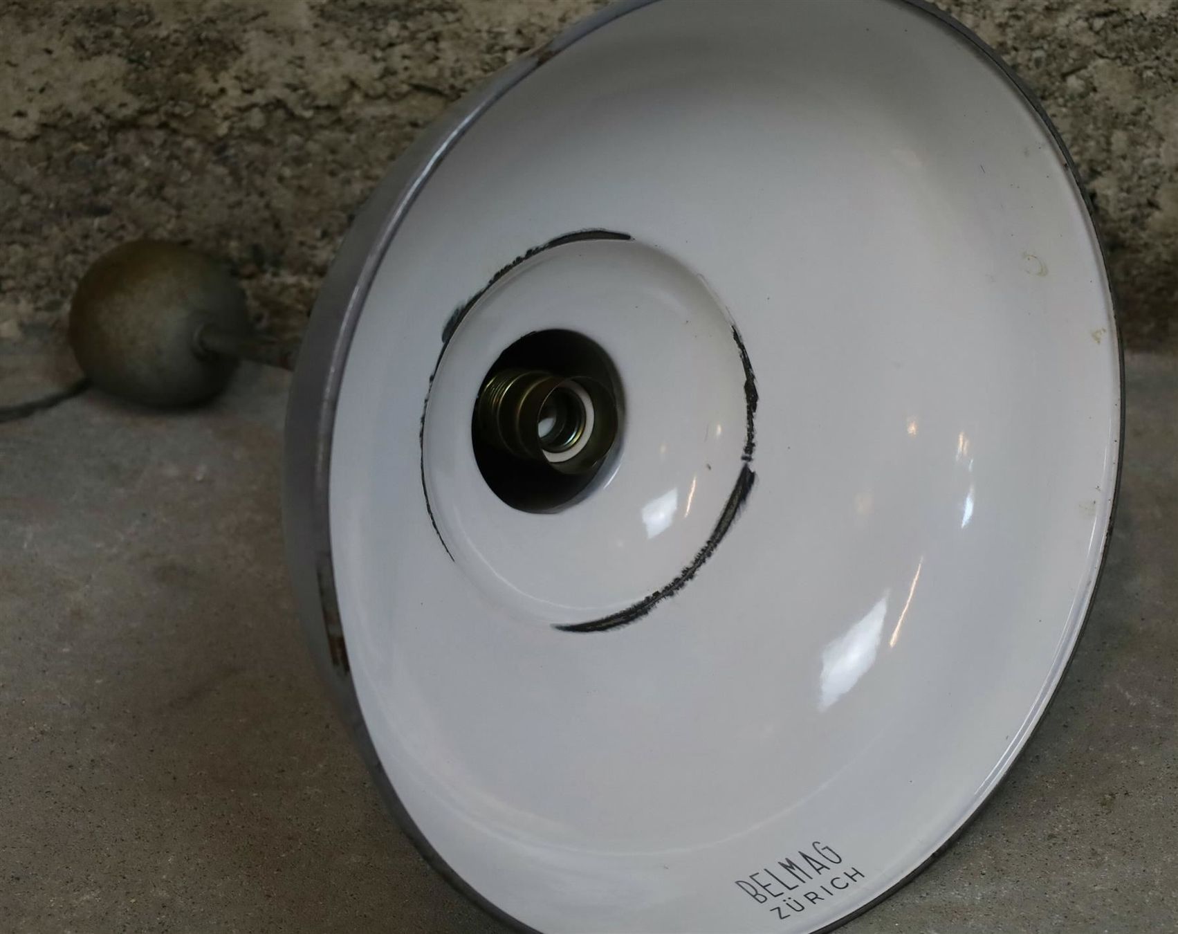 Lampen: Belmag Zürich Emaillampe – Gebraucht aus Birrwil von brandschatz_birrwil 5