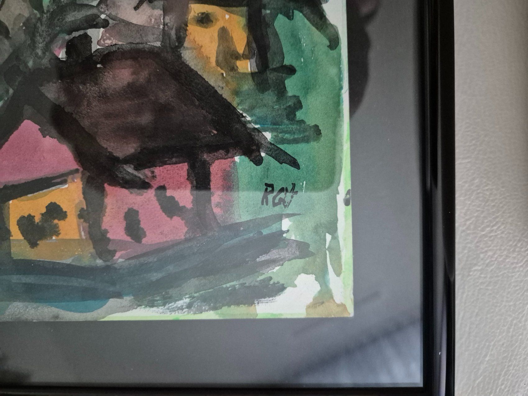 Gemälde: Rene Gertsch Aquarell auf Papier – Gebraucht aus St. Gallen von Morris 2