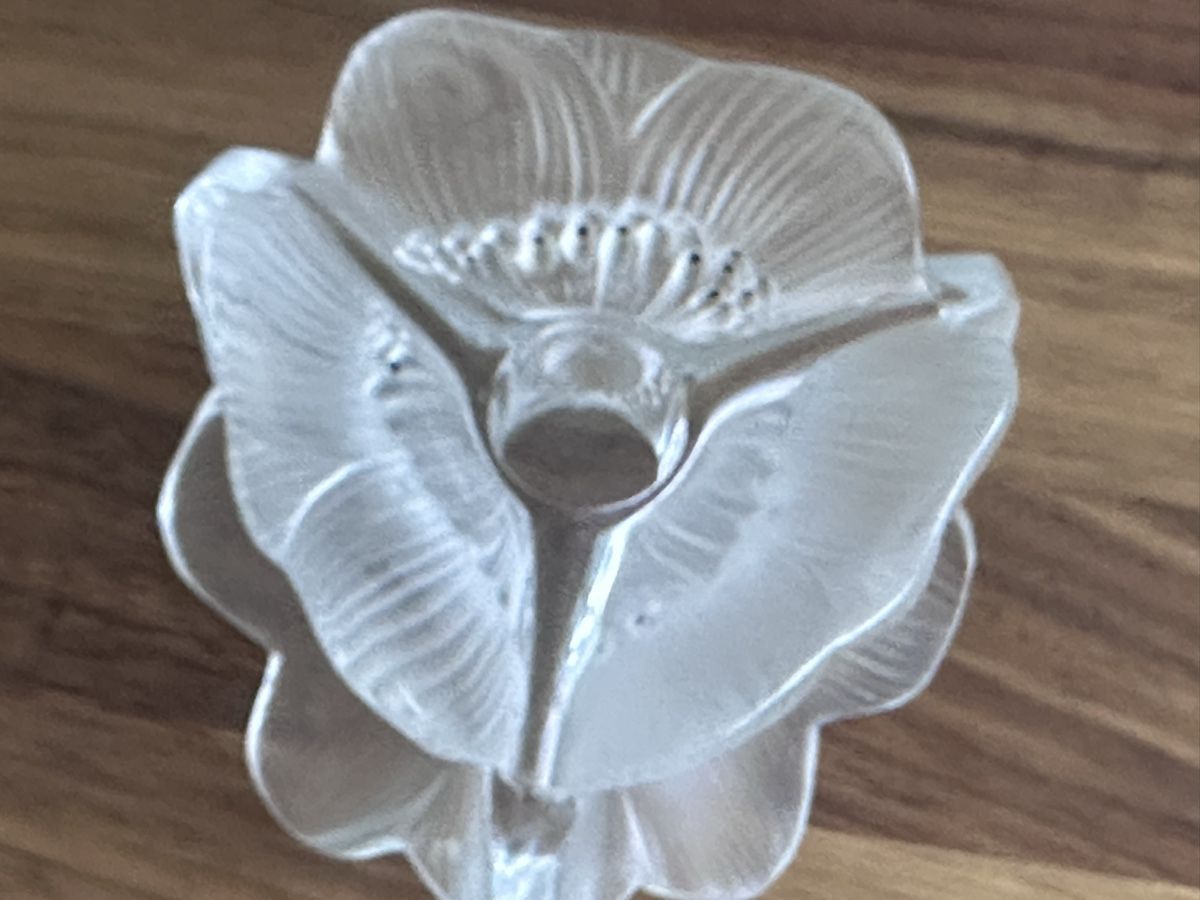 Portacandele: Lalique Flower Candle Holder – Usato da Zürich venduto da Ddechkovd 2