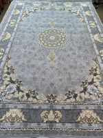 Grauer Teppich, Top Zustand, 2x3m, Silver , Gratisversand