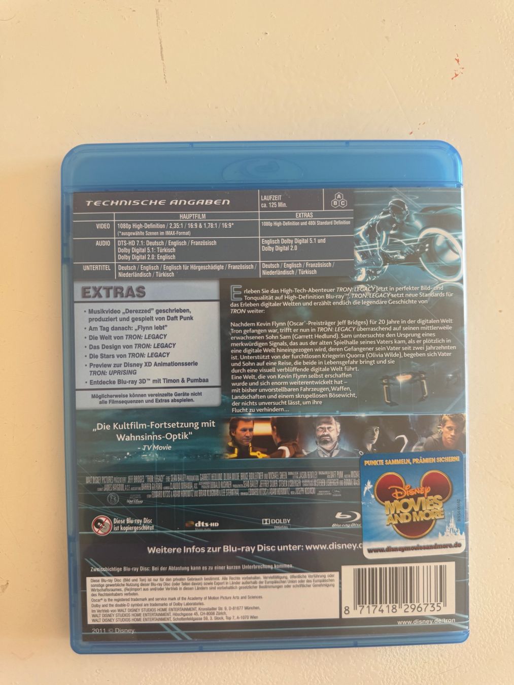 Tous les DVDs: TRON LEGACY. (BLU-RAY) – D'occasion à Basel par san_2qlq 1