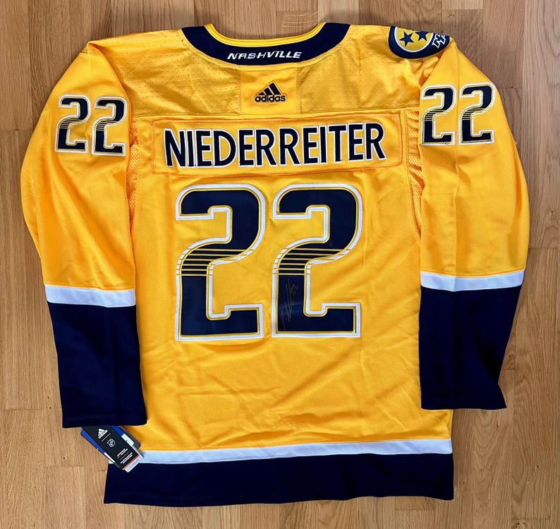 NHL-Jersey mit Autogramm von Nino Niederreiter (Neuf (Voir