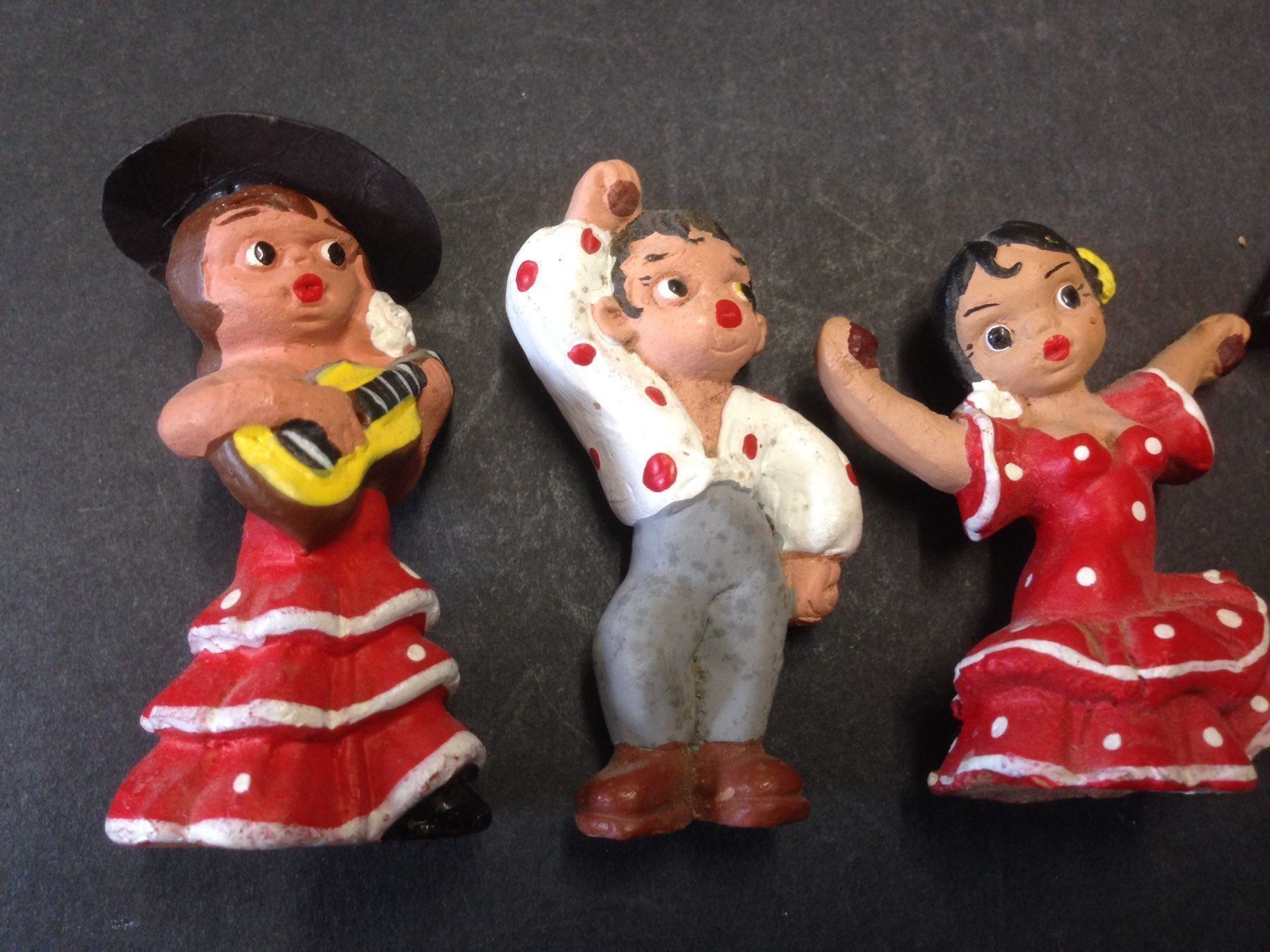 Statuette: 6 Vintage Spanische Klein Figuren – Usato da Schaffhausen venduto da vintageville 8