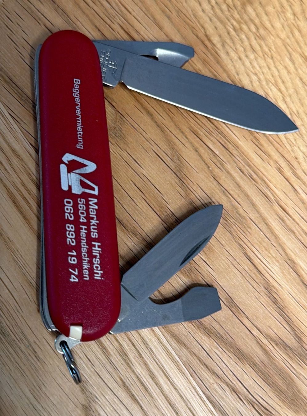 Victorinox Coltelli tascabile: VICTORINOX TASCHENMESSER MIT WERBUNG – Usato da Zürich venduto da Frei-Occasionen 1