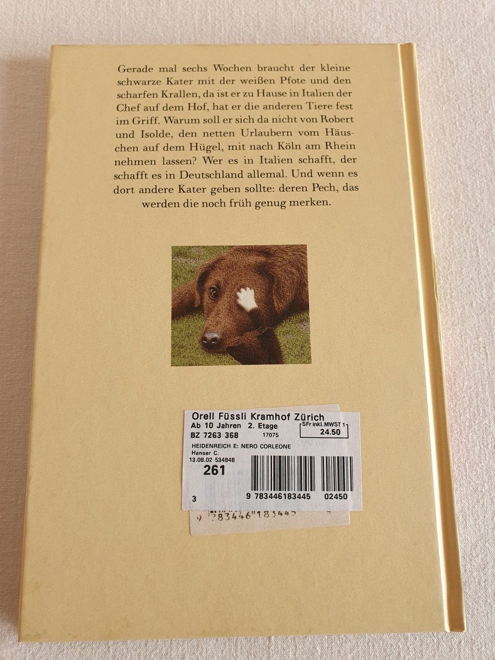Bücher: Nero Corleone - Eine Katzengeschichte – Neu (gemäss Beschreibung) aus Villnachern von  1