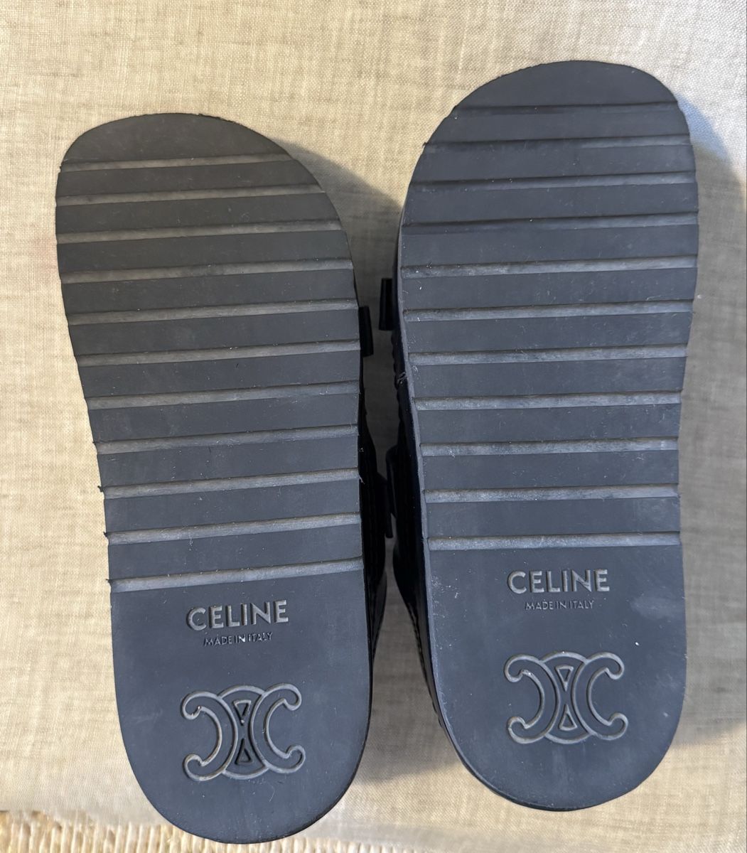 Celine Scarpe da donna: CELINE POLLY MULE COMPENSÉE EN CUIR DE VEAU – Nuovo (secondo la descrizione) da Genève venduto da inf_2ggr 3
