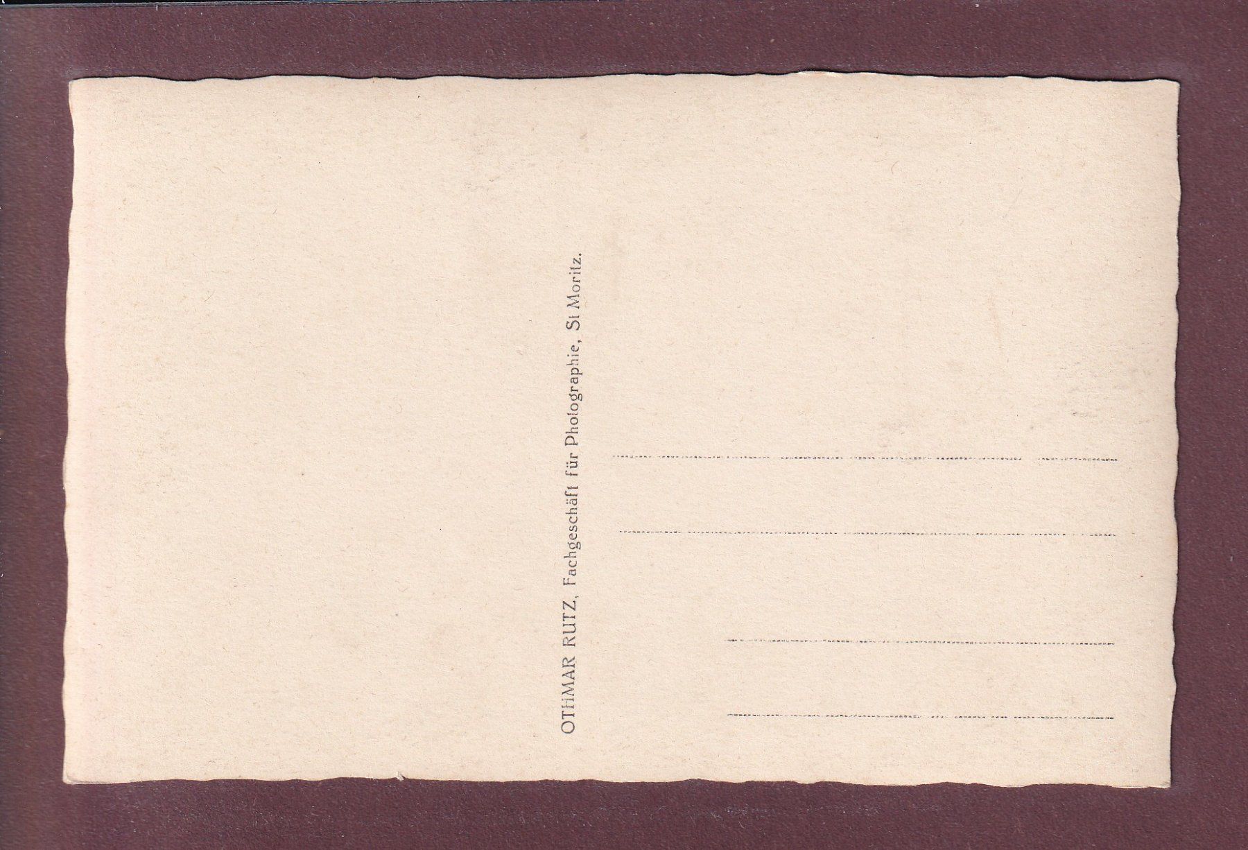 Cartoline postali: Photo Rutz - ST. MORITZ – Usato da Pully venduto da nicecards 1