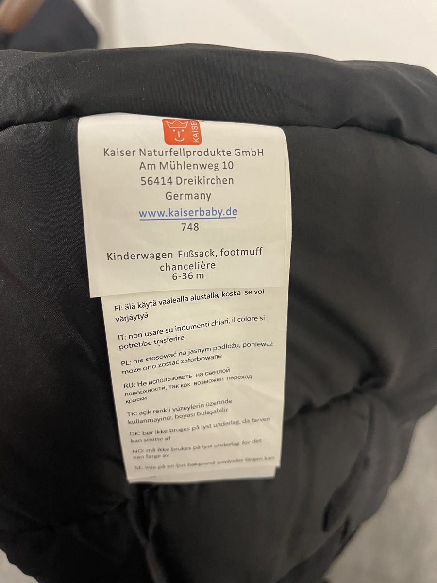 Kaiser Sacchi a pelo: Kaiser Kinderwagen Wintersack schwarz – Nuovo (secondo la descrizione) da Brislach venduto da charlie1985 2