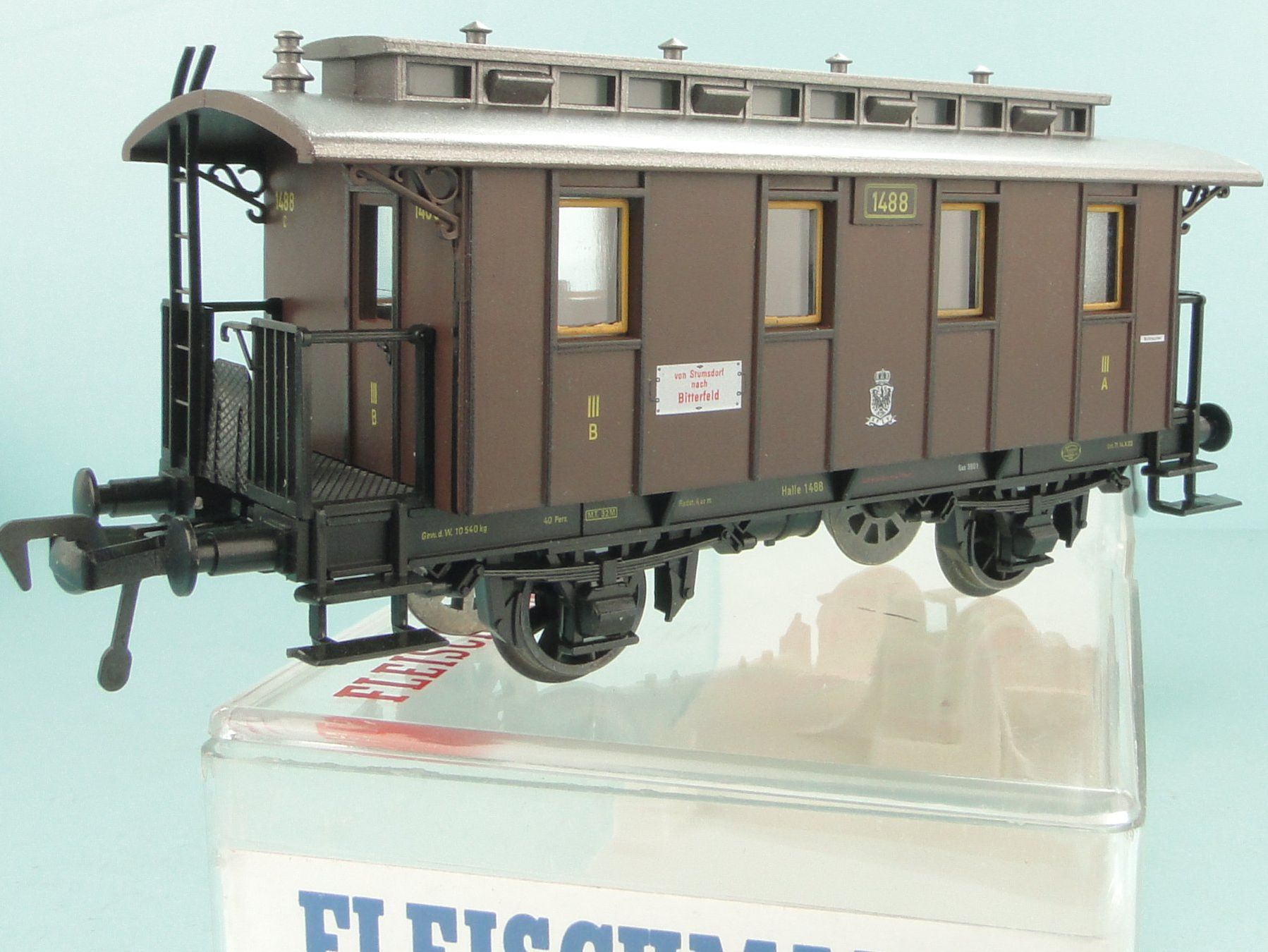 Fleischmann Modellini di ferrovie: Fleischmann 5821 Plattformwag. Württemb. – Usato da Bülach venduto da cann11