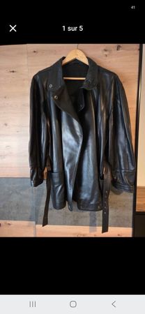 veste cuir femme 