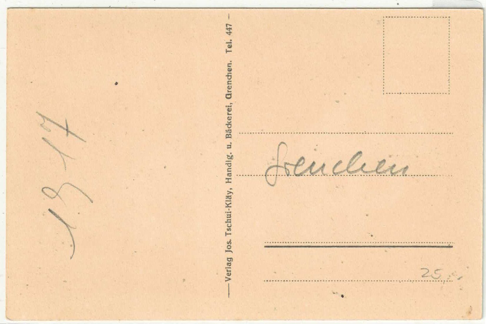 Cartoline postali: Grenchen - Handlung und Bäckerei – Usato da Ettingen venduto da Kartenplanet 1