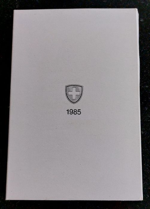 Tutti le monete: CH - Münzsatz 1985 pp – Nuovo e nell'imballaggio originale da Arch venduto da moneyswiss