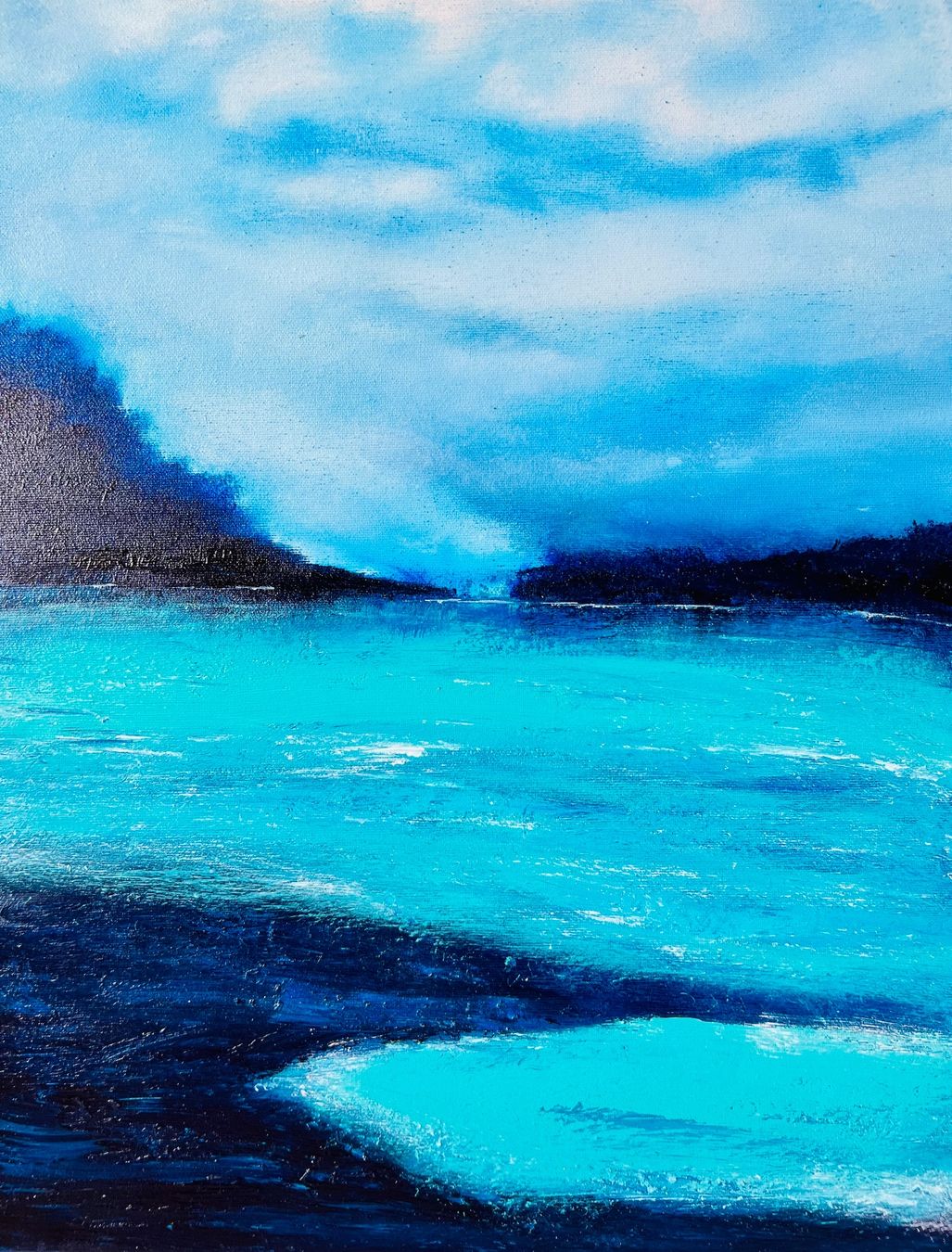 Dipinti: “Lake” Gemälde – Nuovo e nell'imballaggio originale da Kreuzlingen venduto da eszanza 4