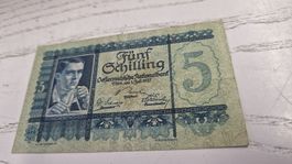 5 Schilling Österreich Nationalbank 1 Juli 1927 