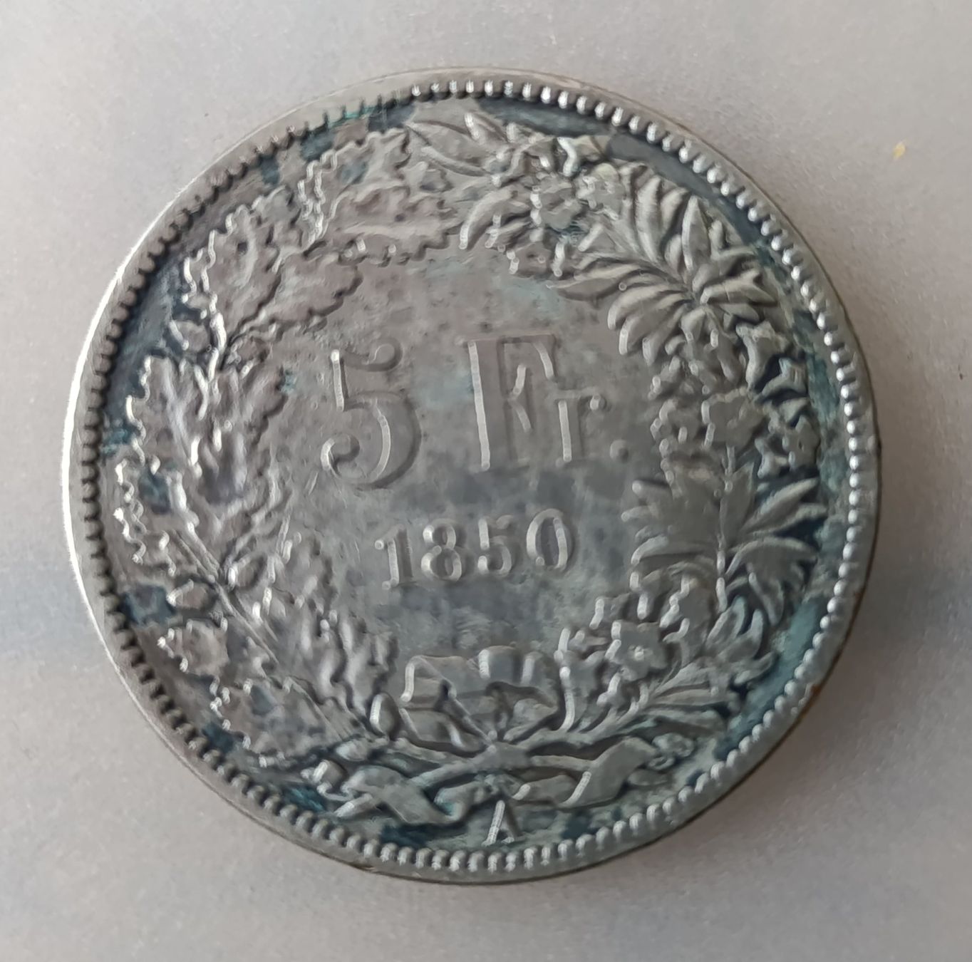 Tutti le monete: Fünfliber 1850 – Usato da Zollikofen venduto da Mukipun