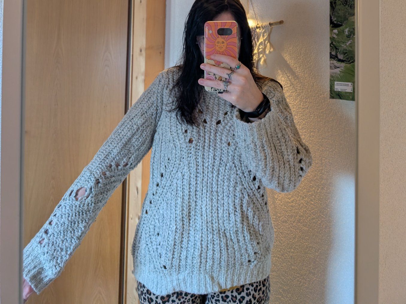 Maglioni & Felpe: Vero Moda Strickpullover Grau Gr. S – Usato da Ringgenberg BE venduto da Vinyl.Love 3
