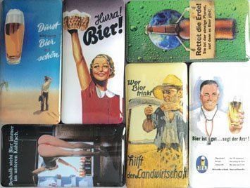 Calamite: Magnet-Set-HURRA BIER – Nuovo e nell'imballaggio originale da Rupperswil venduto da big-one-sale