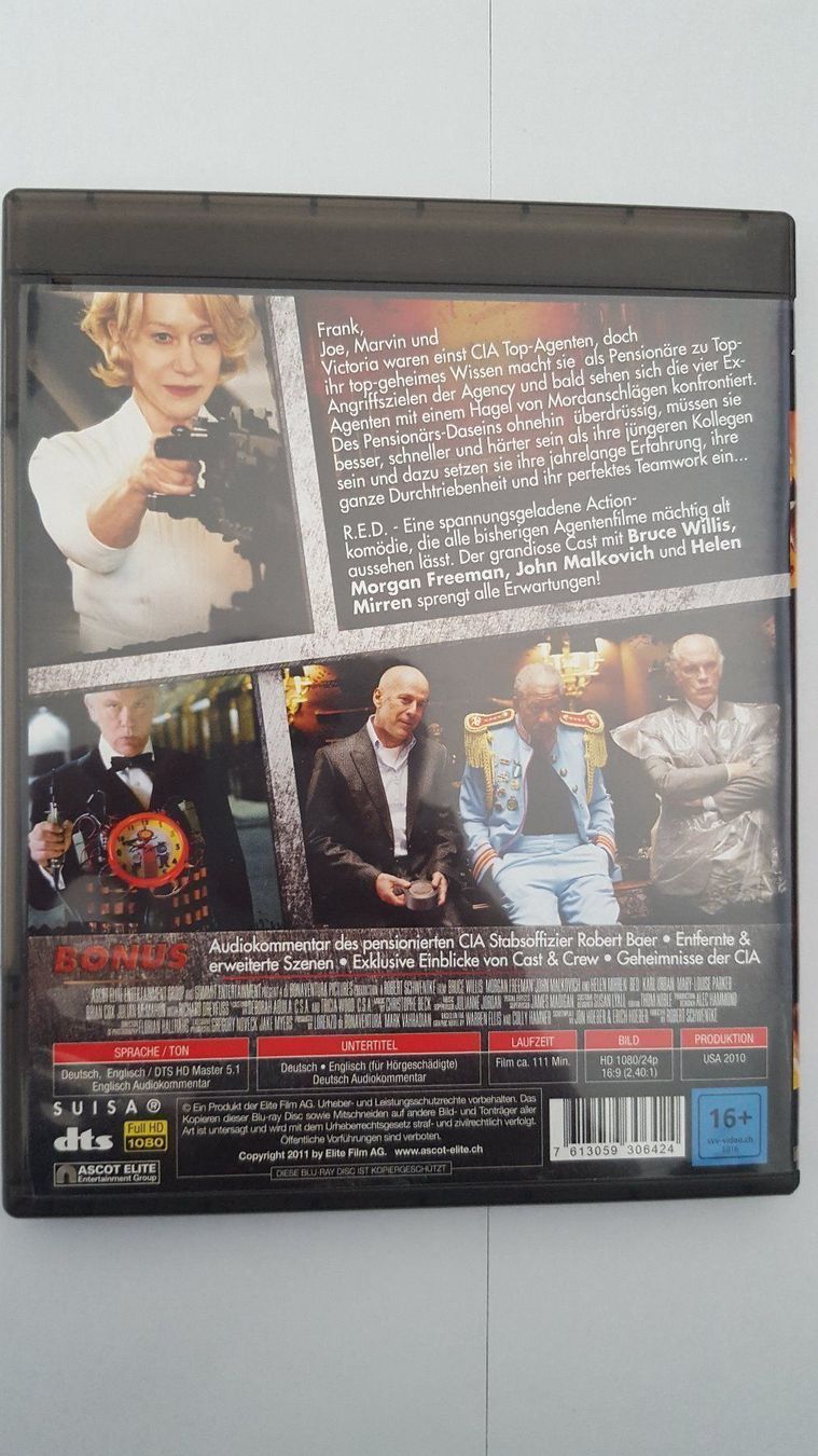 Alle DVDs: RED BluRay – Gebraucht aus Füllinsdorf von master_mind 1