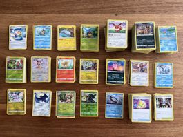 Pokémon, lot d'environ 900 cartes communes, peu communes