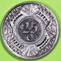 1989 / NIEDERLÄNDISCHE ANTILLEN / 25 CENT - MÜNZE