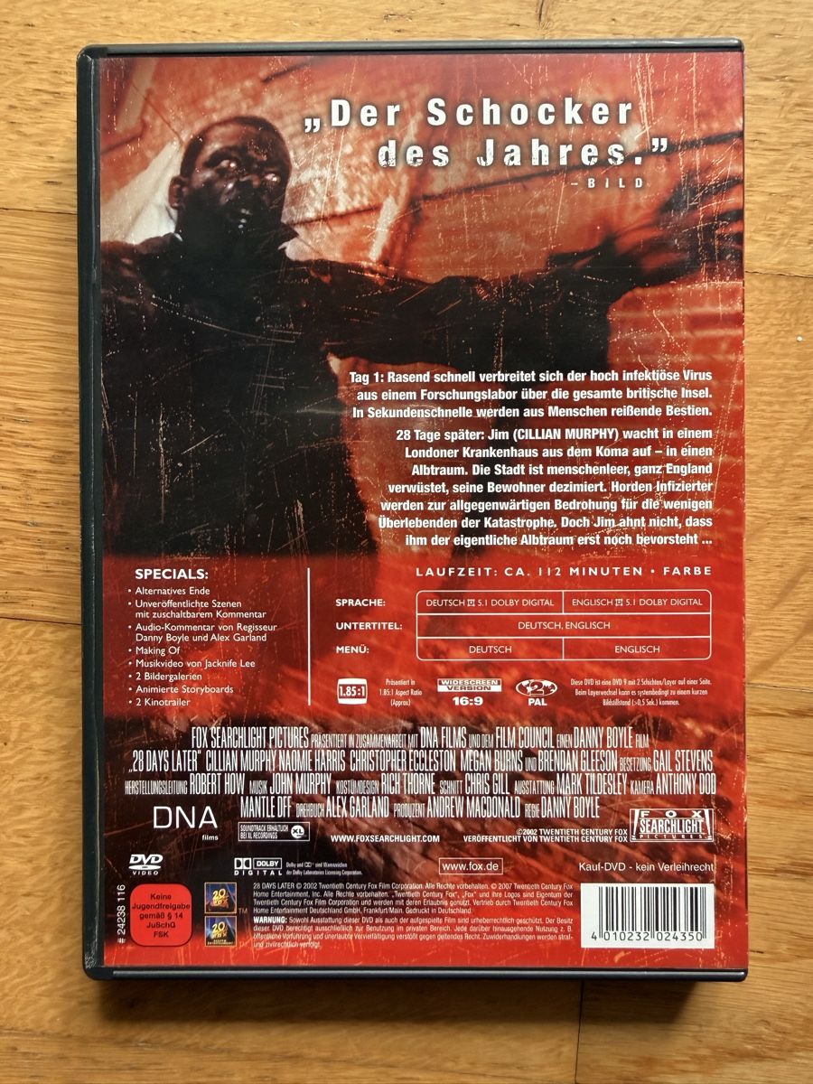Tous les DVDs: 28 Days Later - DVD – D'occasion à Kölliken par nerdorado 1