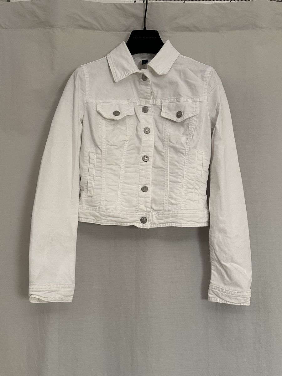 Giacche: Beneton Jeans - Jeansjacke weiss – Usato da Lüchingen venduto da sg_fm7x
