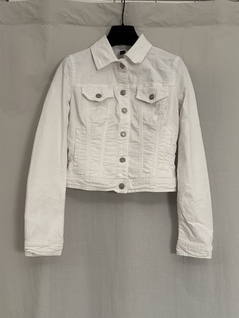 Beneton Jeans - Jeansjacke weiss