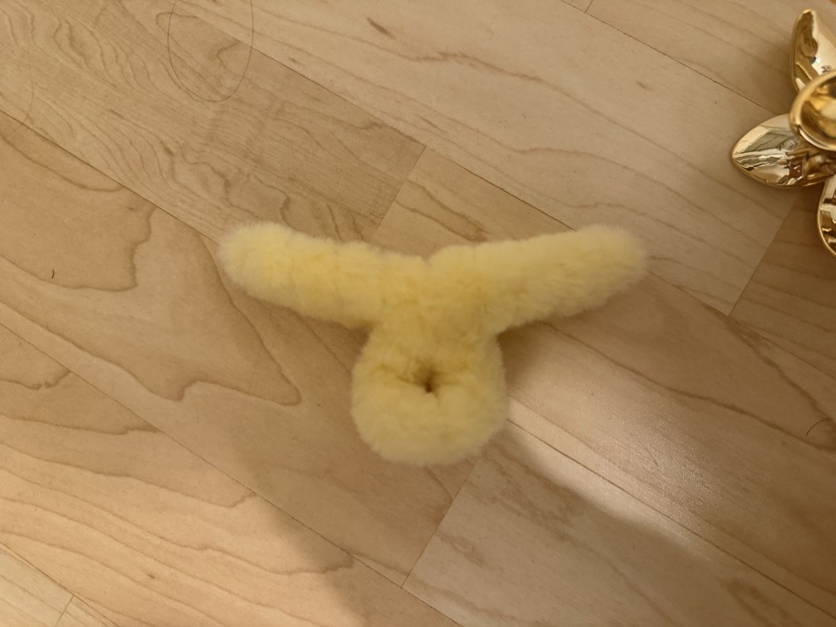 Accessori per capelli: Haarklammer gelb flauschig neu – Nuovo (secondo la descrizione) da Basel venduto da sem_8svs 2
