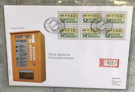 FDC MAXI NEUE DEUTSCHE AUTOMATENMARKEN