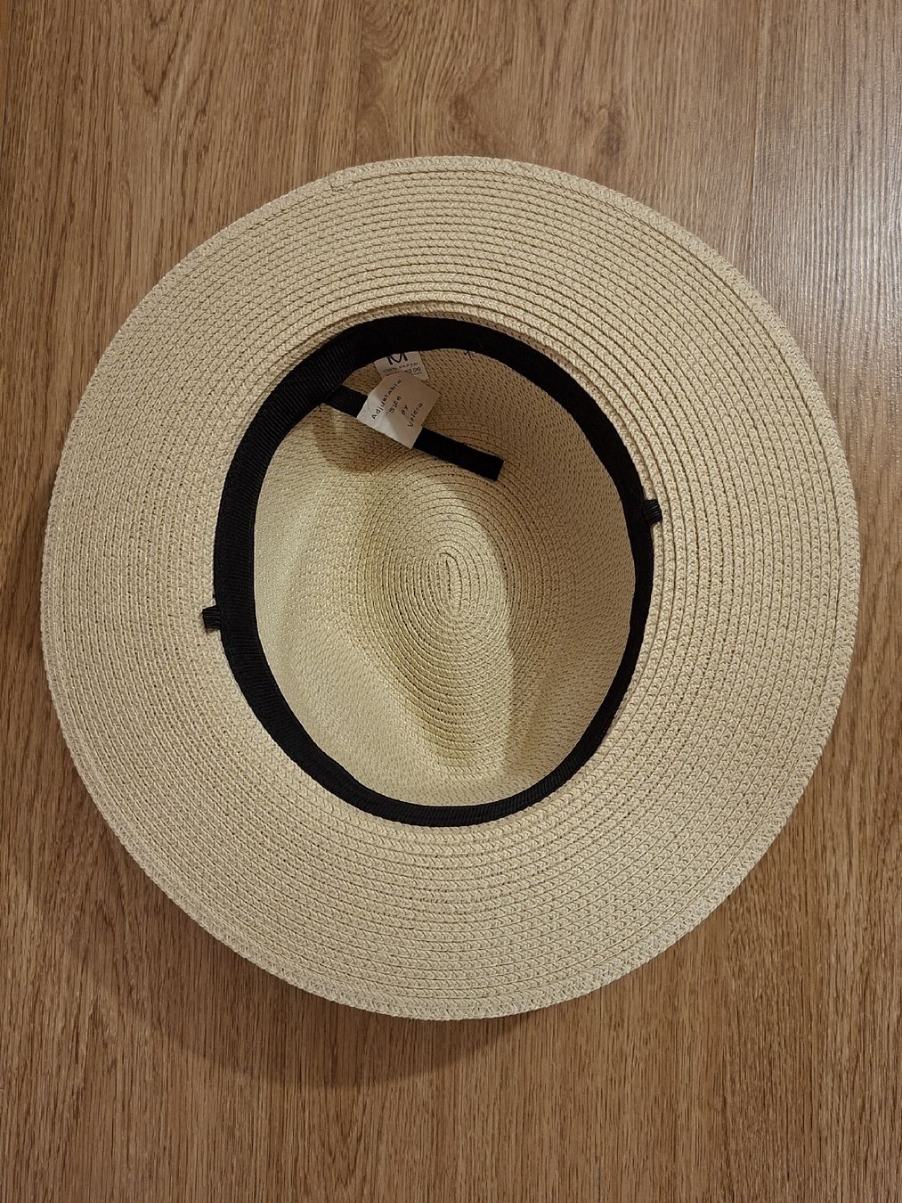 Copricapi, berretti & cappellini: Strohhut Beige mit Stoffband, Grösse M, 100% Papier – Nuovo (secondo la descrizione) da Egg b. Zürich venduto da kim_a5tx 3