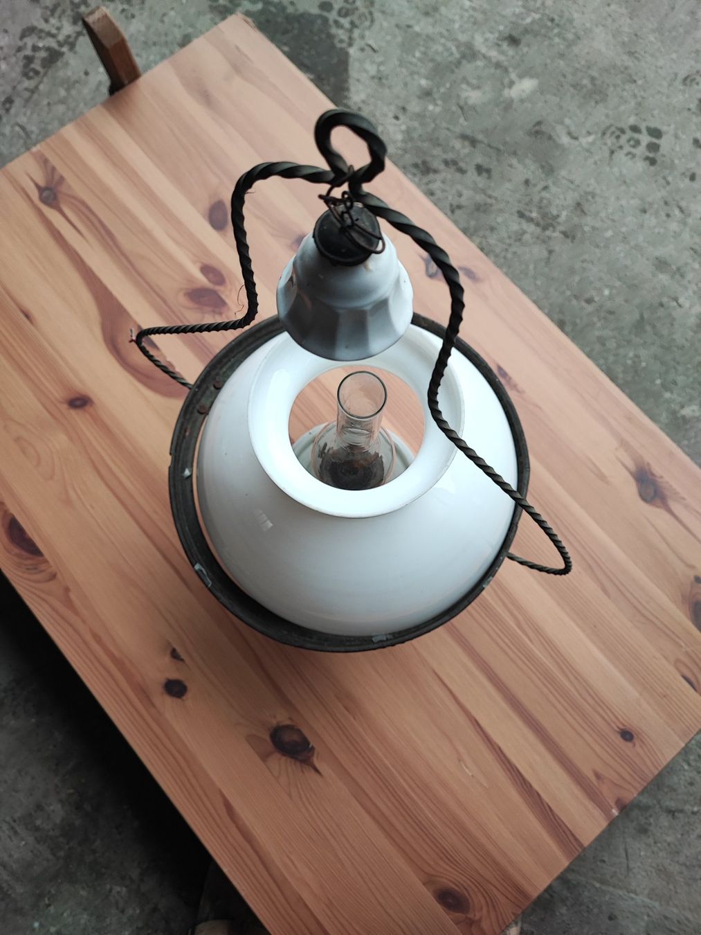 Lampade: Rustikale Vintage Deckenlampe – Usato da Grabs venduto da Margelchopf1 3