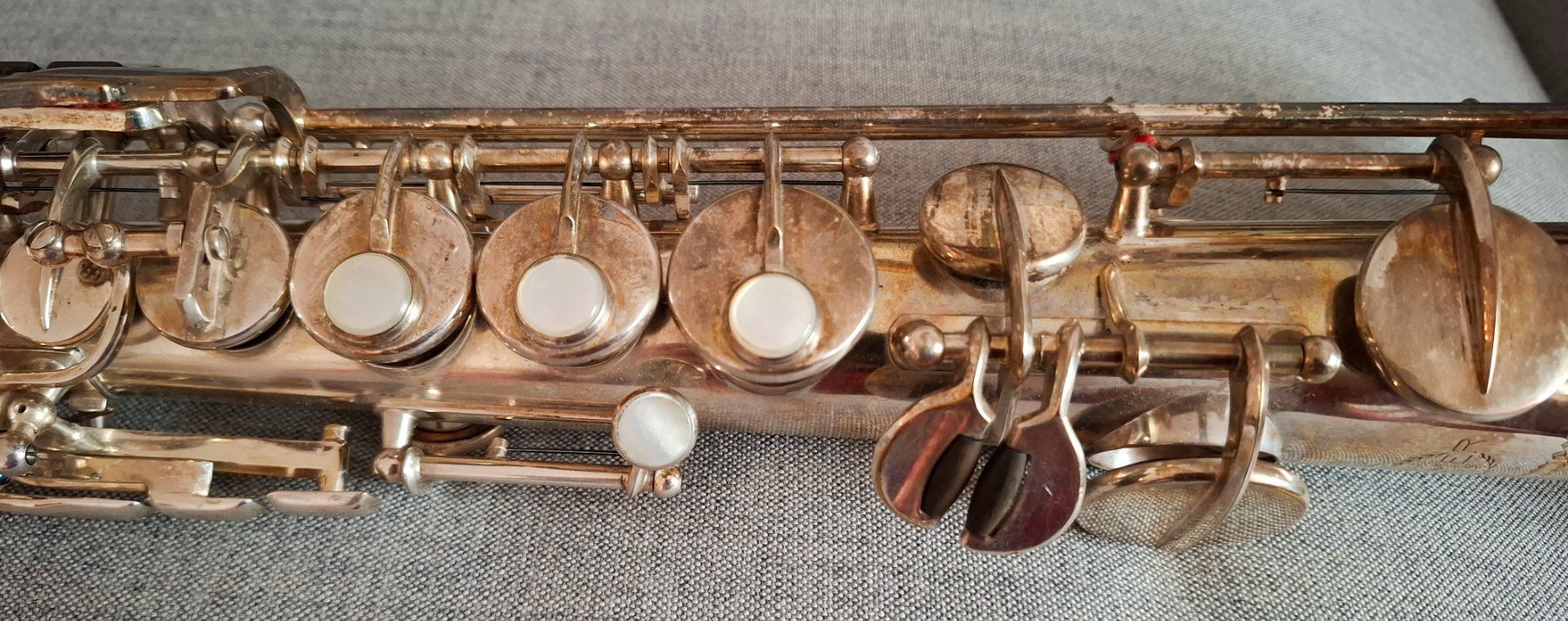 Selmer Strumenti musicali: Selmer Super Balanced Action Sopran Saxophon – Usato da La Sarraz venduto da classicworldcoins 4