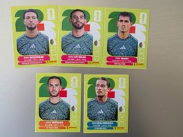 Panini 2026 WM USA ALG Algerien 3, 5, 7, 11, 17