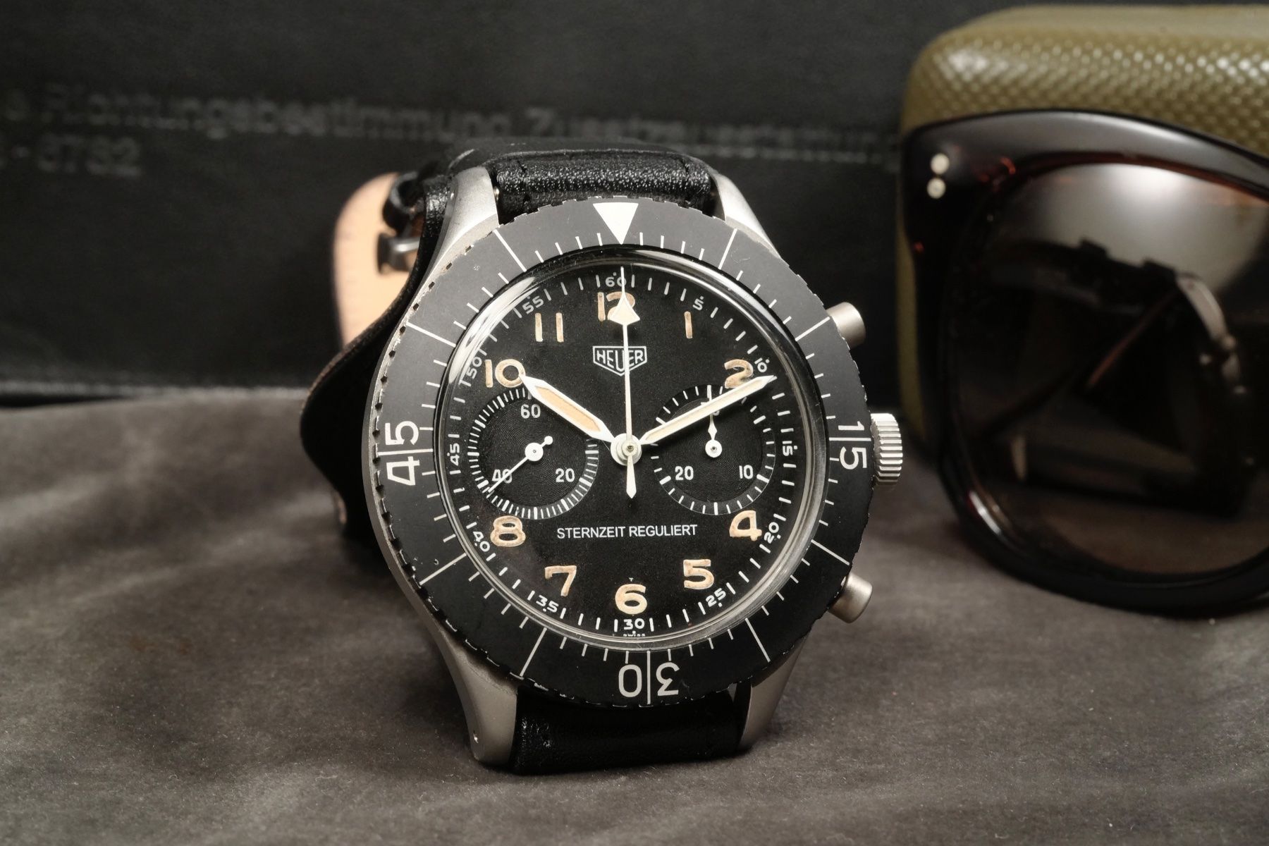 Tag Heuer Orologi: Heuer - Bund Sternzeit Reguliert Ref. 1551SGSZ Full Set – Usato da Morcote venduto da chronoservice 9