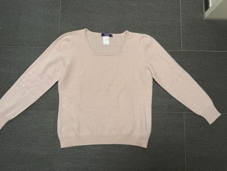 100% kaschmir pullover rosa gran sasso
