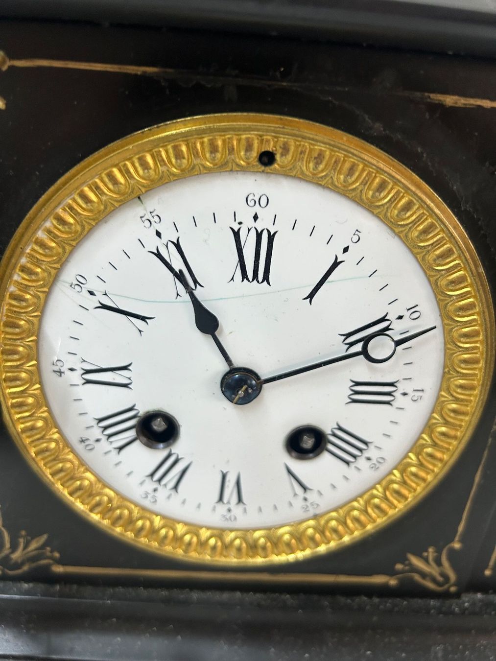 Orologi da terra & Orologi da parete: antike Kaminuhr Schiefer oder Marmor 1856 – Usato da Zürich venduto da Levelart 2