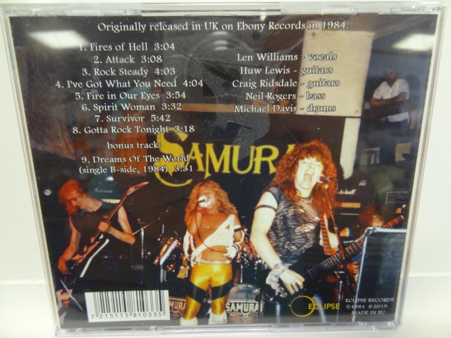CDs: Samurai Sacred Blade CD - NWOBHM Klassiker, – Gebraucht aus luzern von musicandart 1
