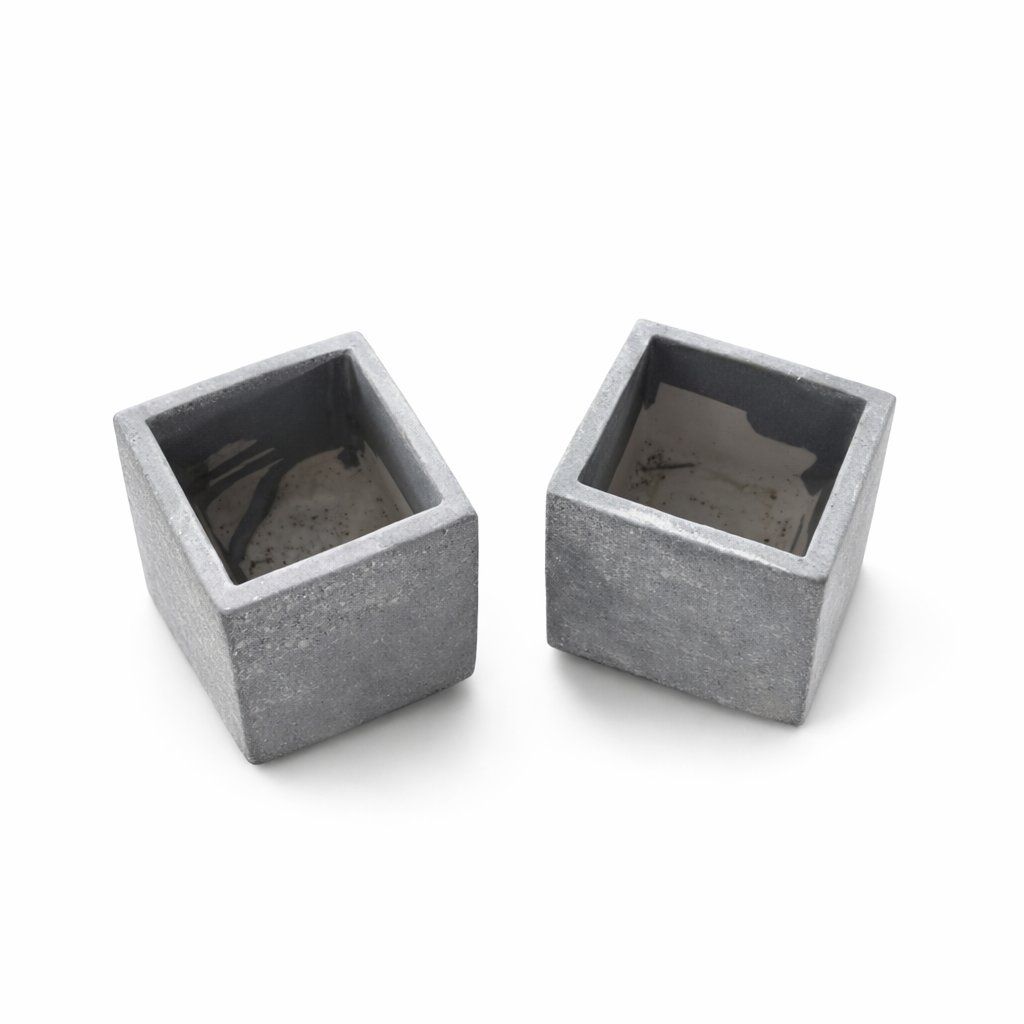 Vasi per fiori: 2x Blumentopf Grau Mini Pflanzentopf 5.5cm – Nuovo (secondo la descrizione) da Fully venduto da VaneaSelection 3