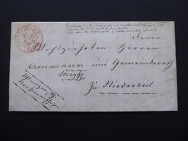 1836 Brief mit seltenem Stempel KREUZSTRASSE