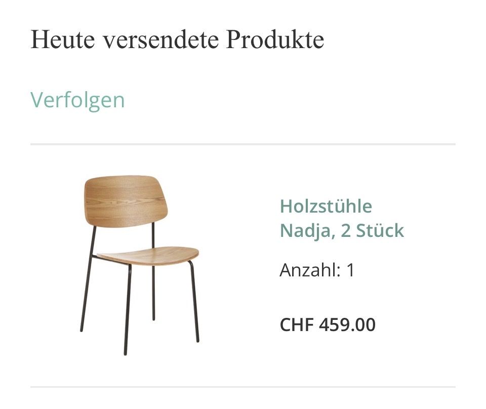 Westwing Chaises: Westwing Stühle – D'occasion à Basel par Kilimani 3