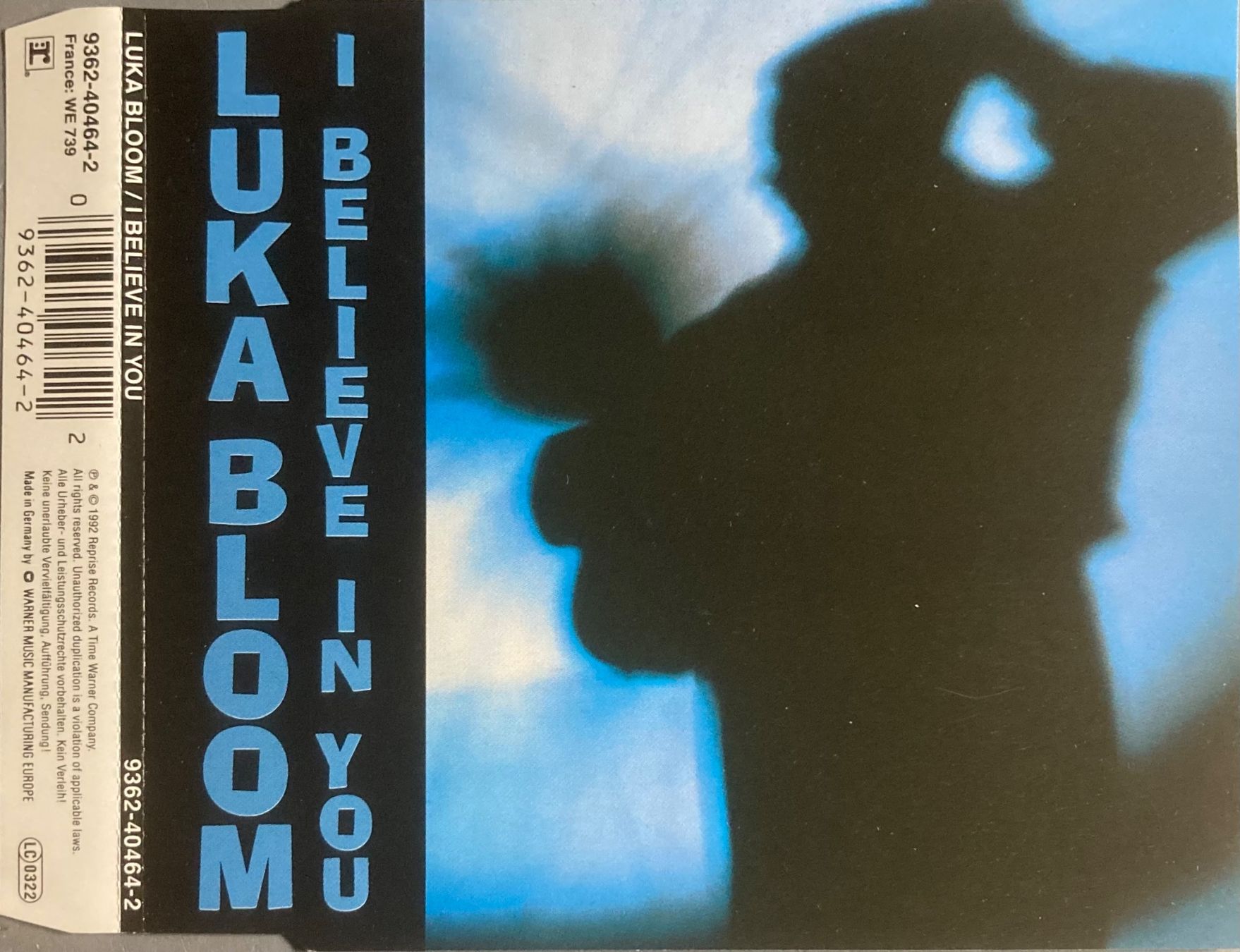 CD: LUKA BLOOM - I BELIEVE IN YOU – Usato da Poliez-Pittet venduto da Newtown-Records
